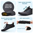 thumbnail image 3 of AUXDIQ Water Shoes Outdoor Quick Dry Unisex Sports Aqua Shoes for Beach Diving Snorkeling Surfing Mens Womens, 3 of 5