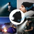 thumbnail image 3 of Wireless BT Music Cap LED Iluminado Sombrero Hombres Mujeres Cálido, 3 of 8