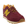 thumbnail image 2 of New Balance 574 Suede Big Kids' Shoes Mercury Red/Gold Rush gc574-tm, 2 of 6