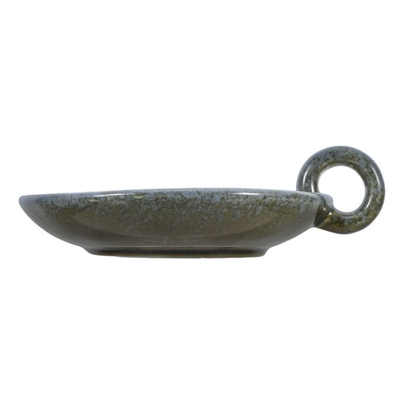 GOOHOCHY Round Ceramic Candle Holder Plate Simple Style Decorative Candle Tray For Dining Table Wedding Party Multi-Use Candle Dish