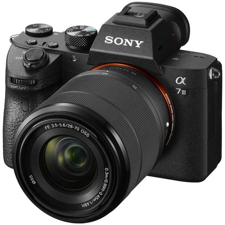 Sony a7III Full-Frame Mirrorless Camera, 28-70mm Lens, 64GB Sony a7III Full-Frame Mirrorless Camera, 28-70mm Lens, 64GB