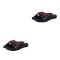 thumbnail image 2 of Qarigey Zapatillas de verano para hombre, zapatos de playa con correa de cuero, zapatos de agua para exteriores, transpirables, deportivas, Negro cuarenta 2piezas, 2 of 6