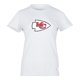 thumbnail image 1 of NFL Playera Aficionado Básica Kansas City Chiefs Blanco para Mujer, Talla Grande, 1 of 5