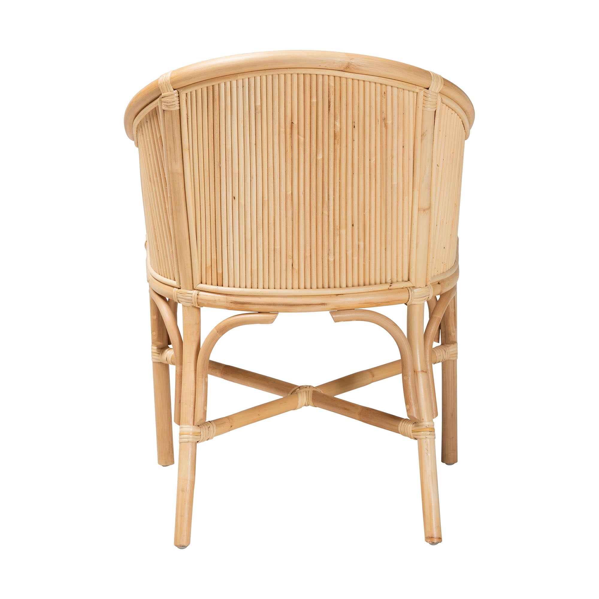 bali & pari Hollis Boho Dining Chair, Natural