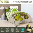 thumbnail image 4 of Shrek Twin Size Comforter Set - 7 Piece Bedding Includes Sheet Set & Pillow, 4 of 7