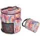 thumbnail image 1 of Bolsa de almacenamiento para lanas de lana portátil bolsa de tejer bolsa de mano redonda para almacenamiento de lanas correa de mano con múltiples bolsillos impresión de ANGGREK Otros, 1 of 8