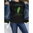 thumbnail image 4 of Pickle University Sweatshirt Men's -SmartPrintsInk Designs, 4 of 4