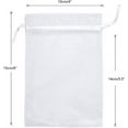 thumbnail image 2 of 100PCS Organza Bags,4x6in Sheer Drawstring Gift Bags, Organza Jewelry Pouches, Jewelry Gift Bags, Packaging Bags for Party, Jewelry, Festival, Bathroom Soaps, Makeup Organza Favor Bags (White), 2 of 8