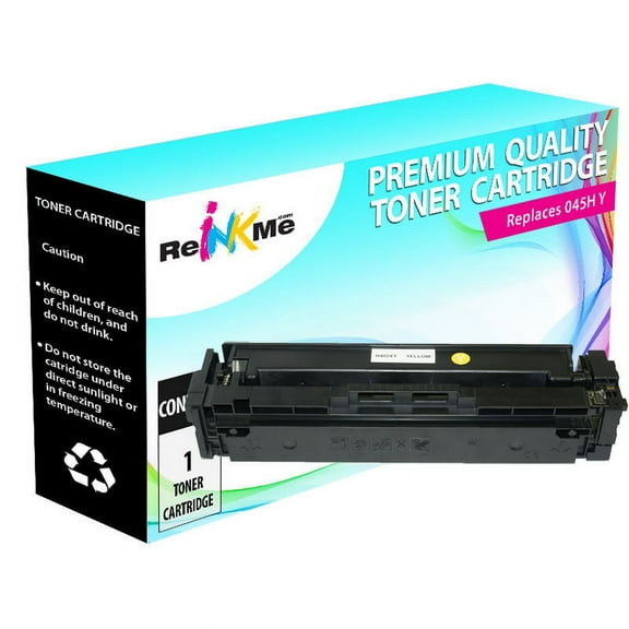 ReInkMe Compatible 045H Yellow High Yield Toner Cartridge for Canon LBP612Cdw
