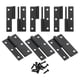 thumbnail image 1 of Uxcell 6Pcs Bisagra Desmontable, Bisagras Desmontables Izquierda de 2.5", Negros, 1 of 5