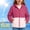 Hot Pink, variant on Girls UPF 50+ Sun Protection Jacket, Color Block Lightweight Hooded Zip Up Breathable Coat with Pockets Light Blue Size 6 Years
