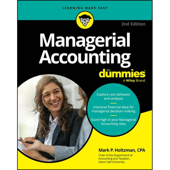 Managerial Accounting for Dummies, (Paperback)