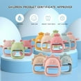 thumbnail image 5 of Baby Teething Toys, Cute Chick Silicone Teether for Infants 3+ Months, Food-Grade Silicone Hand Grip Chew Toy, BPA Free, 5 of 7
