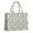 Light Gray Daisy, variant on Large Capacity Tote Bag,Light Gray Daisy Flower Pattern Handbag Fashion Luxury Tote Bag,15.7"x13"x 5.1" Inches,Laptop Compatible