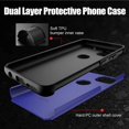 thumbnail image 3 of Heavy Duty Phone Case for FYBTO Moto One 5G Ace 6.7” Case with Tempered Glass Screen Protector, Dual Layer Rugged Heavy Duty Protective Phone Cover, Soft TPU Bumper Shockproof Cases (New Black), 3 of 5