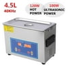 New 4.5L Stainless Steel Industry Heated Ultrasonic Cleaner with Heater Timer