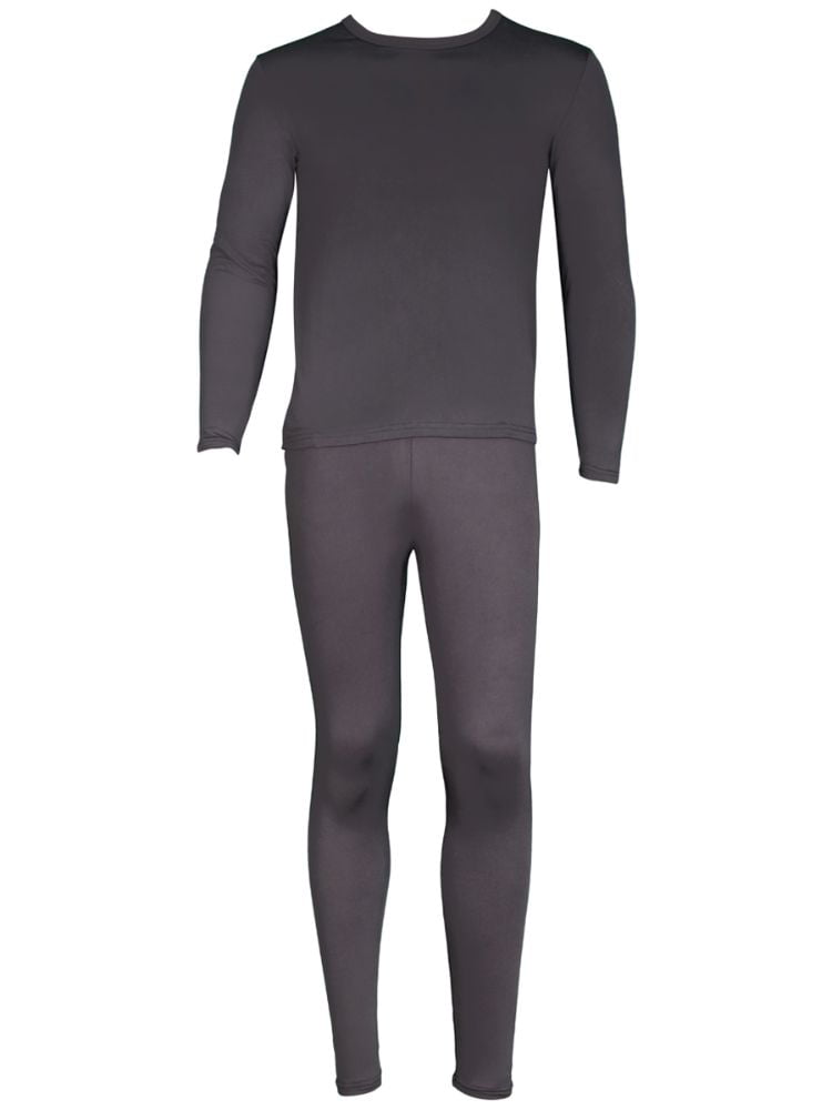 SLM ThermaTek Men's Microfiber Fleece Thermal Underwear Two Piece Long ...