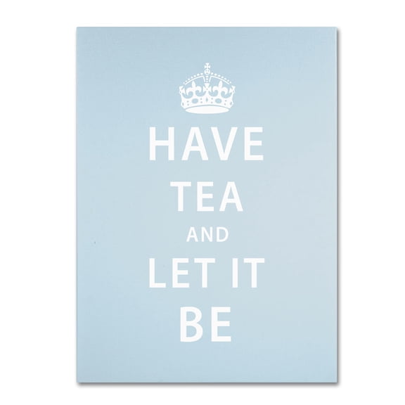 Trademark Fine Art "Have Tea" Canvas Art by Megan Romo