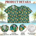 thumbnail image 3 of Hamster Tropical Hawaiian Shirt for Men, Button Down Summer Beach Short Sleeve, Hamster Lover Gifts, Tropical Style, S-5XL, 3 of 4