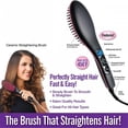 thumbnail image 3 of New Electric Brush Hair Straightener Hair LCD Styling Straightening Comb Ionic Hair Brush Hot Irons Comb Hairbrush Heating Comb, 3 of 6
