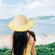 thumbnail image 5 of Sombrero de playa para mujer de 56 a 58 cm de circunferencia, sombrero de paja con ala grande para verano, sombrero para el sol con forma de fruta, 5 of 5