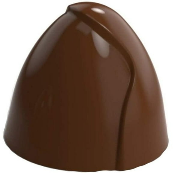 Greyas Luis Amado Chocolate Academy CM 3437 Clear Polycarbonate Chocolate Mold Candy Mould with 24 Layered-Cone Cavities, Each 32mm x 31mm x 28mm High