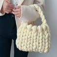 thumbnail image 5 of HongHeng Thick Bulky Giant Wool Handwoven Handbag,Chunky Yarn Knit Shoulder Bag,Casual Soft Purse,Braided DIY Bucket Bag, 5 of 5