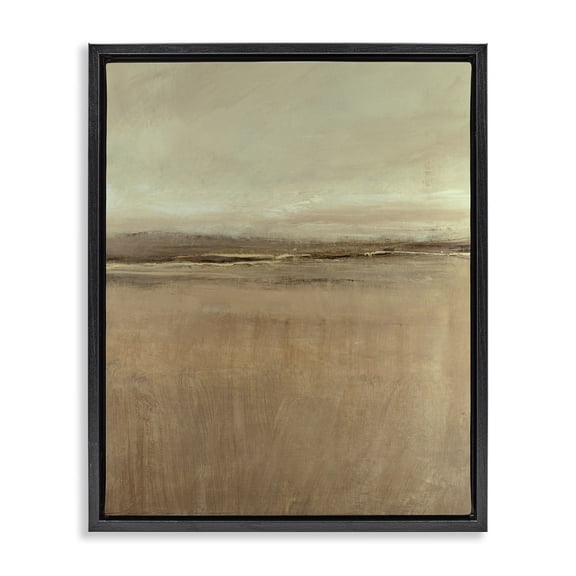 Stupell Industries Southwestern Abstract Country Desert Black Floating Frame Canvas Art, 17 x 21, by Tim OToole