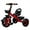 Red, variant on Wacanda Adjustable Toddler Tricycle, for Kids 2-7 Years, Pink/Black/White/Red, Balance Training