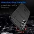 thumbnail image 3 of Allytechgroup Slim Case for Samsung Galaxy S25, Hard PC Soft TPU Rugged Heavy Duty Durable Cover Case Shockproof and Anti-Scratch Protective Back Cover for Samsung Galaxy S25, Black, 3 of 7