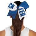 thumbnail image 2 of Chassé Girls' Cheer Performance Hair Bow Glitter Black/White, 2 of 2