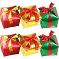 thumbnail image 1 of 6pcs globos de lámina de forma cuadrada presente Box Blowon Navidad Año Nuevo Decoración de la fiesta de cumpleaños, 1 of 6