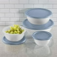 thumbnail image 4 of Sterilite Nesting Mixing Covered Bowl Set w/ Lids, Washed Blue (Set of 12), 4 of 8