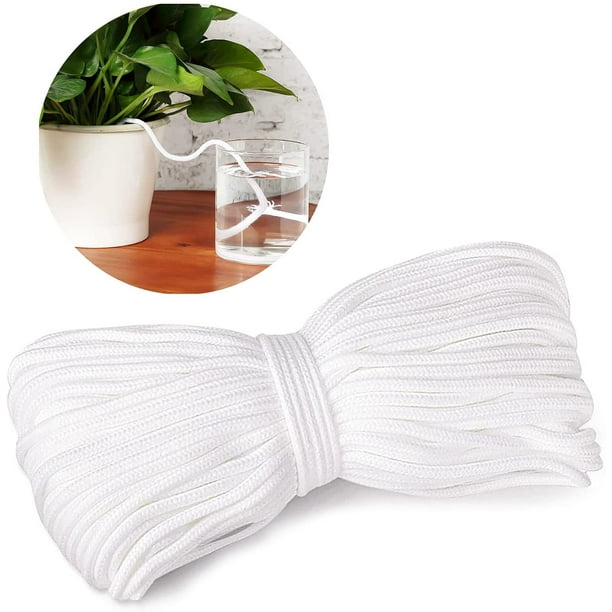 20m Irrigation Wick Rope Automatic Watering 4MM Cotton Rope with Automatic  Irrigation System DIY Vacation Device