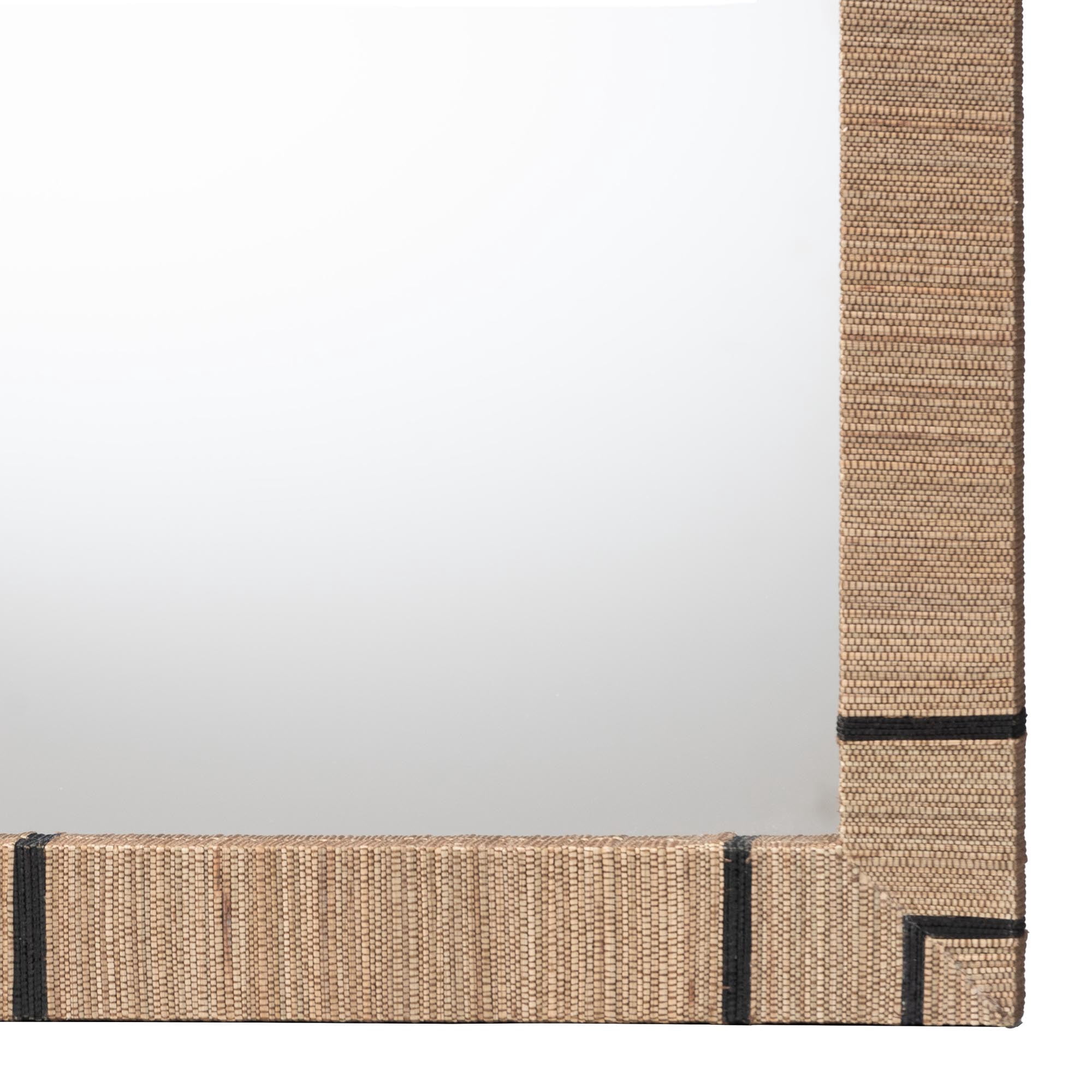 bali & pari Mirai Boho Mirror, Rectangle, Natural