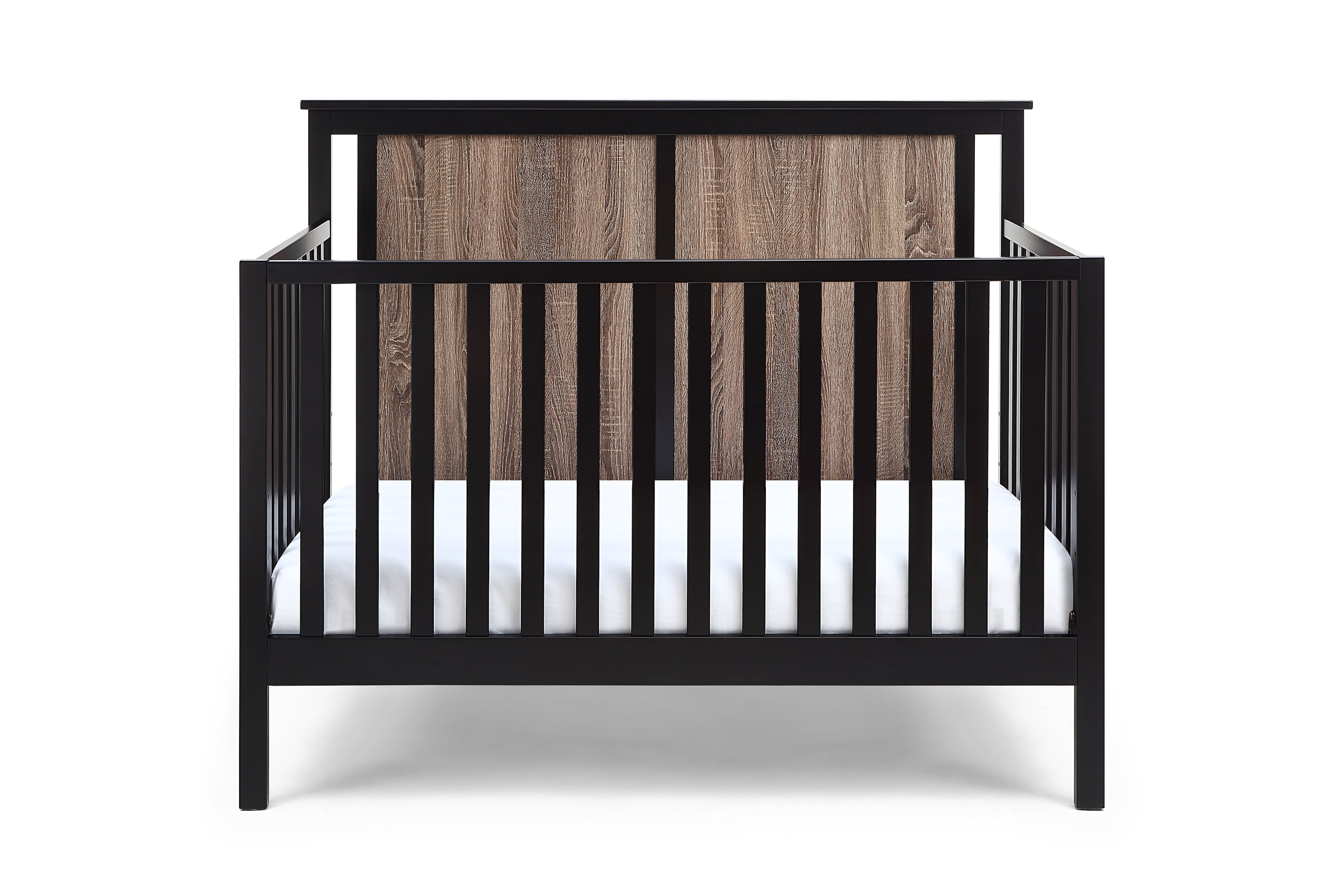 Suite Bebe Connelly Crib in Black and Vintage Walnut Finish