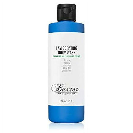 baxter of california invigorating body wash, italian lime & pomegranate, 9.38 oz.