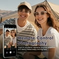 thumbnail image 4 of Lunettes Intelligentes, Lunettes de Soleil Audio Intelligentes pour Hommes Femmes, Micro Intégré, Protection des Yeux, Son Surround 360, Contrôle à une Touche, pour Sorties Décontractées, 4 of 7