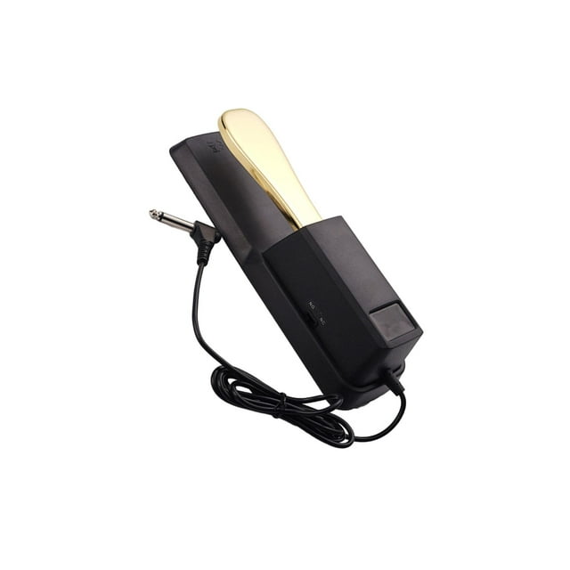 ZLight Pédale de Maintien pour Clavier Accessoires d'Instrument de Musique Performance Or Or 23.2x7.4x5.8cm