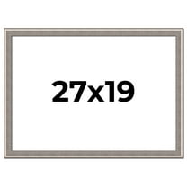 27x19 Frame Grey Real Wood Picture Frame Width 1.25 inches | Interior Frame Depth 0.5 inches | Hans