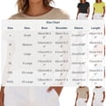 thumbnail image 3 of VBVC Women's Cotton Linen Short Sleeve Crop T Shirt , Ladies' Crew Neck Summer Top , Lightweight Back Button Tee For Women, *Brown , Small, 3 of 9