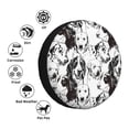 thumbnail image 4 of Yiaed Labrador Retriever Dog Print Tire Wheel Cover, Waterproof Spare Tire Cover Fit for Jeep, Truck,Trailer, RV, SUV, Camper and Most Vehicle-17 inch, 4 of 6