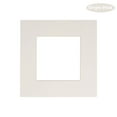 thumbnail image 2 of Textured White Acid Free 20x20 Picture Frame Mats with White Core Bevel Cut for 12x12 Pictures -, 2 of 4