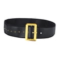 thumbnail image 5 of fenteer PU Leather Christmas Belt Waistband Costume Accessories Santa Claus Belt Waist Belt for Stage Performance Christmas Men Women, 5 of 8