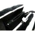 thumbnail image 4 of Zeckos Faux Fur Hard Frame Evening Bag - Black - Size Small, 4 of 4