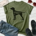 thumbnail image 2 of Weimaraner Mama, Unisex Women's Shirt, Weimaraner Owner, Funny Dog Mama Gift, Heather Military Green, Small, 2 of 6