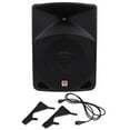 thumbnail image 2 of Pair Rockville RPG10 10" 1200w Powered PA/DJ Speakers + 2 Stands + 2 Cables+Bag, 2 of 11