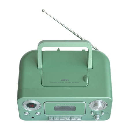 Studebaker - CD-RW/CD-R Boombox with AM/FM Radio - Teal