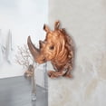thumbnail image 3 of Gancho Vintage con forma de cabeza de Animal, colgador de pared para ropa, llaves, toallas, gancho para decoración del hogar, cobre antiguo, 3 of 9