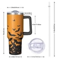 thumbnail image 2 of Halloween Bat Silhouette Pattern Tumbler with Handle and Lid,40oz Double Wall Vacuum Insulated Tumbler,Cups Gift for Women and Men, 2 of 7